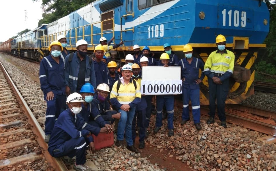 Grindrod Rail achieve the one-million target!